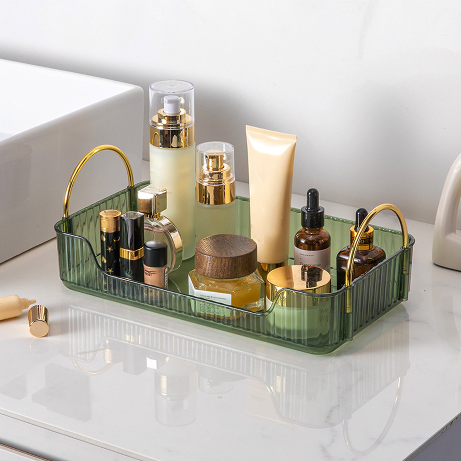 Tech Accessories Organizer - Organizador de banheiro de luxo leve