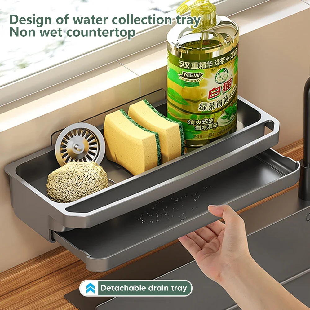 Tech Accessories Organizer - Organizador de pia de cozinha, rack