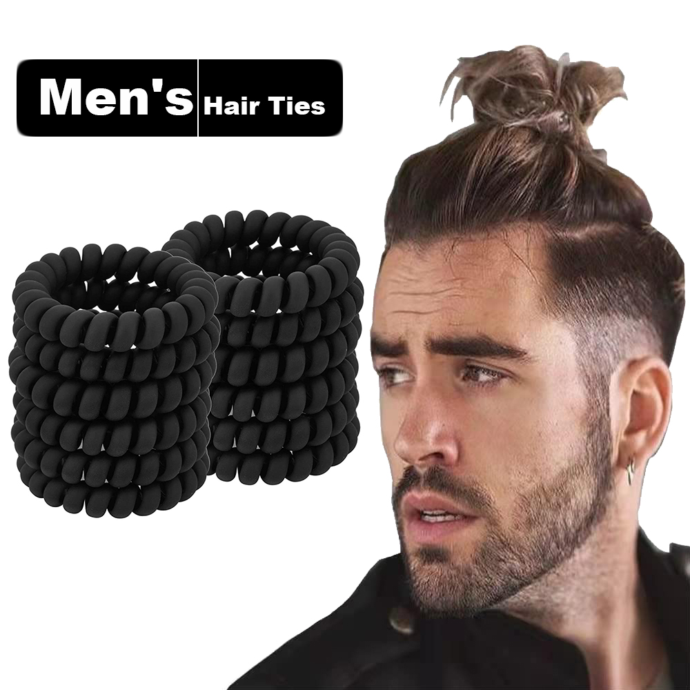 Tech Accessories For Men - Laços de cabelo em espiral preto