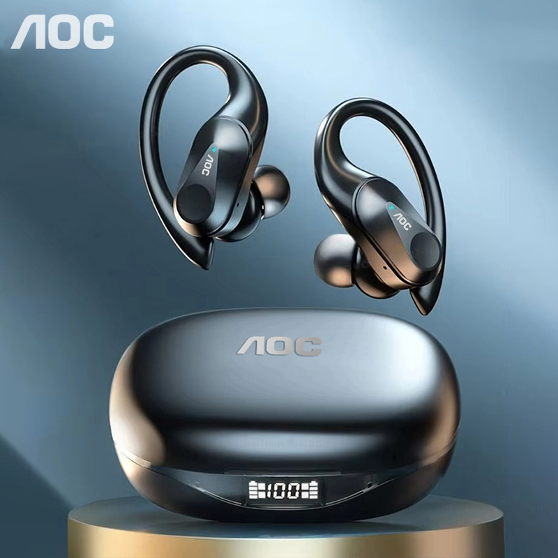 Power Bank Wireless - Fone de Ouvido Esportivo AOC Sem