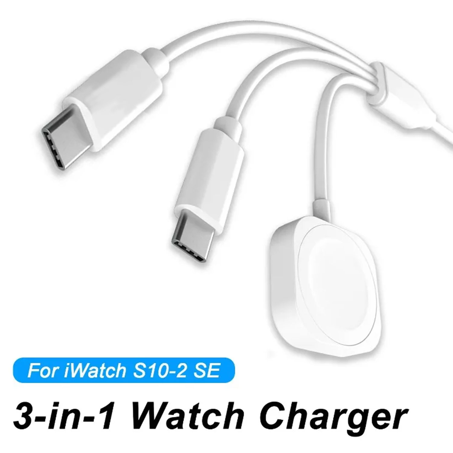 Power Bank Wireless - Carregador Magnético 3 em 1 para