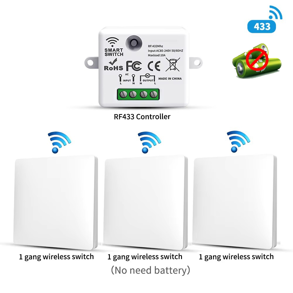 Power Bank Wireless - Interruptor de Luz Sem Fio RF433