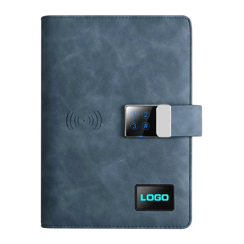 Power Bank Wireless - Diário Inteligente com Sincronização, Presente Promocional,