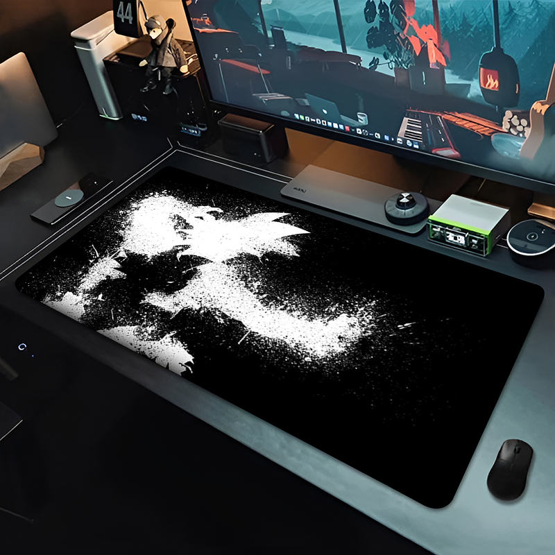 Mouse Pad Grande DBZ Black Ani - Tech Accessories For Desk avaliação e preço