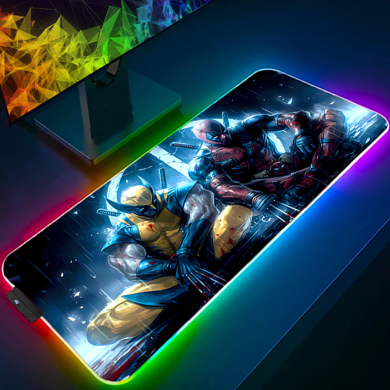 Led mouse pad jogos backlight  - Tech Accessories For Desk avaliação e preço