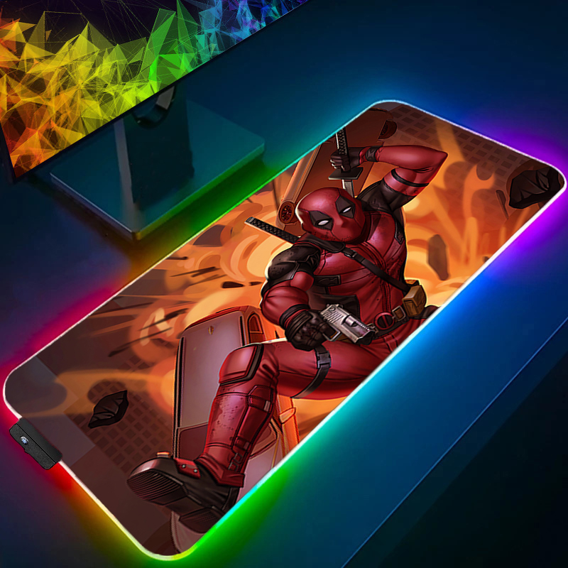 Led mouse pad jogos backlight  - Tech Accessories For Desk avaliação e preço