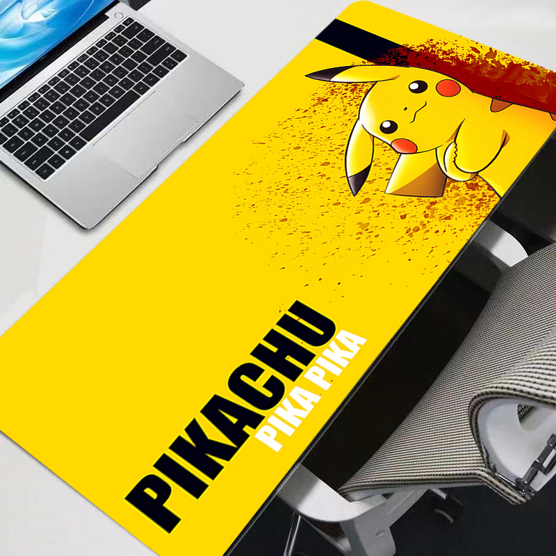 Mouse pad grande p-pikachu bor - Tech Accessories For Desk avaliação e preço