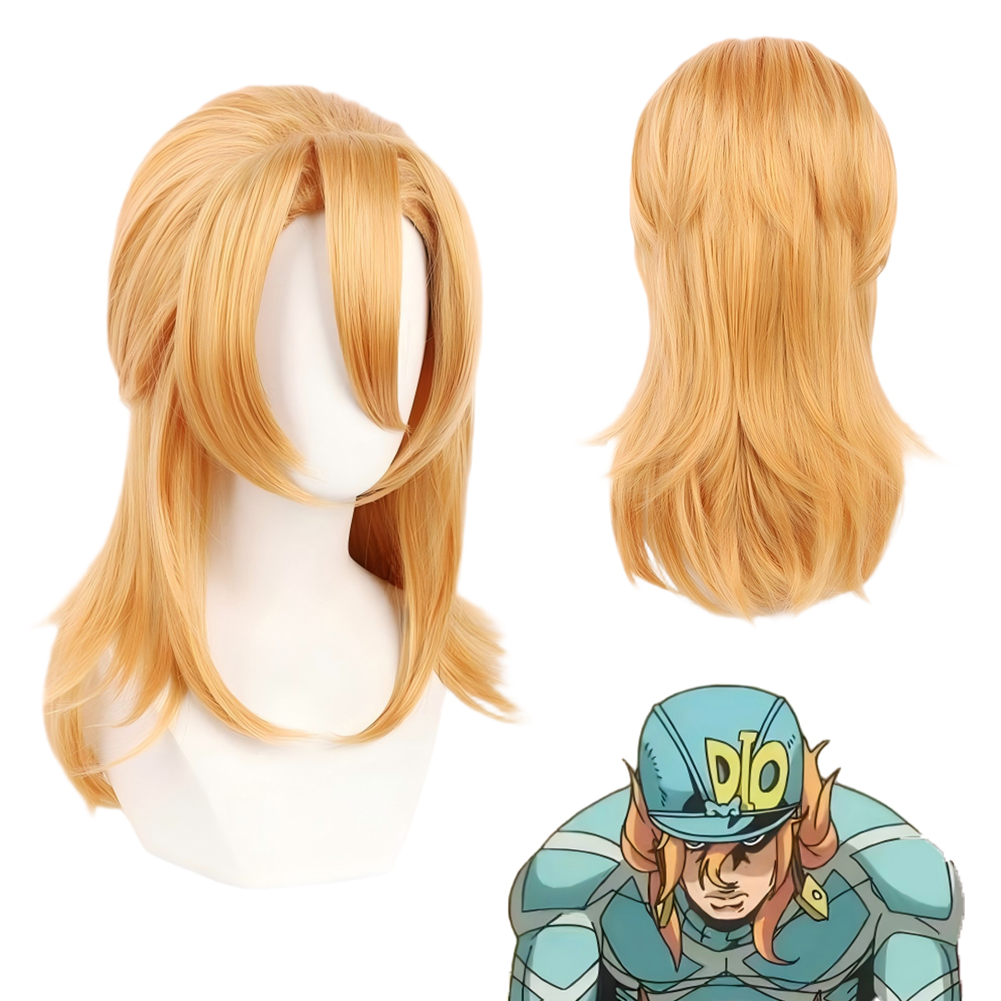 Peruca de Cosplay Diego Brando - Tech Accessories For Men avaliação e preço