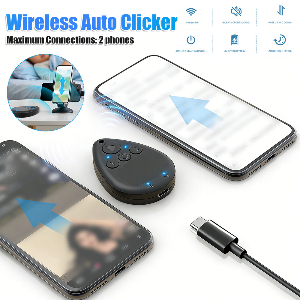 Clicador Automático Sem Fio co - Power Bank Wireless avaliação e preço